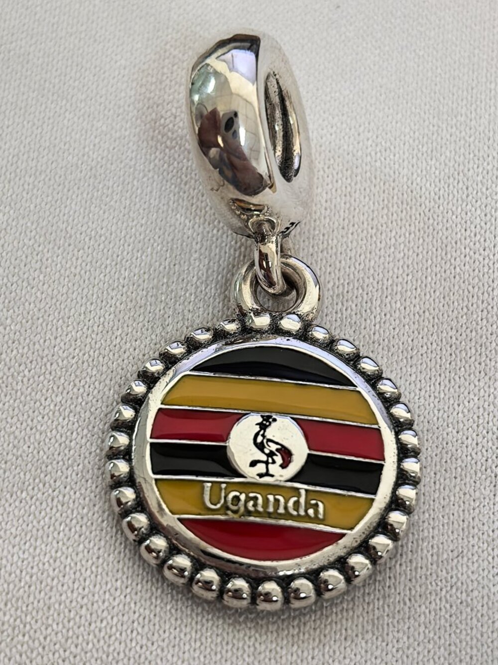 Pandora Uganda Exclusive Dangle Charm Pendant, S925 Silver Jewelry